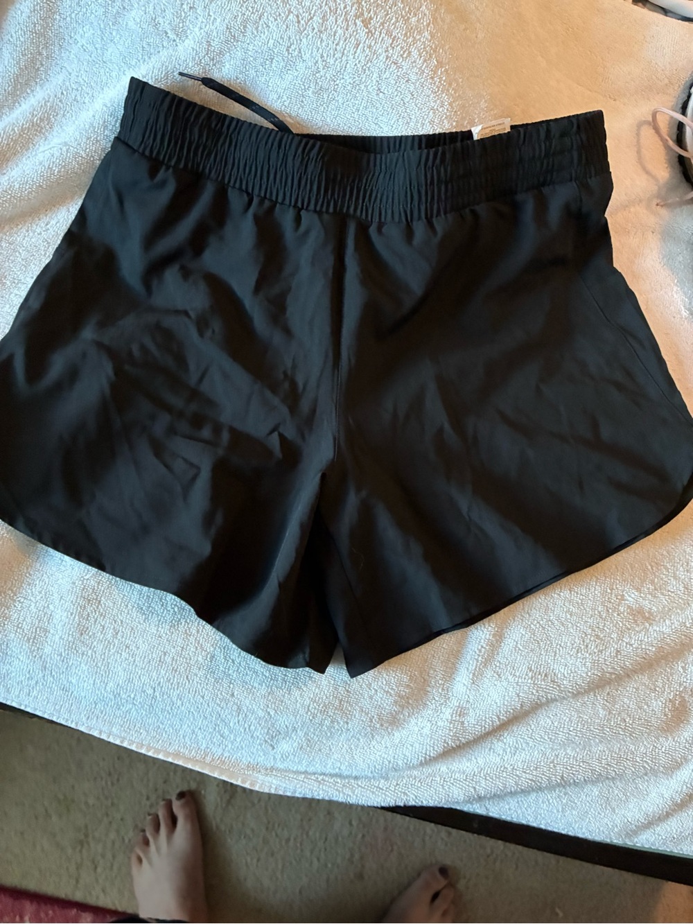 Columbia Women’s Black Running Athletic Shorts Lined Size Mediu